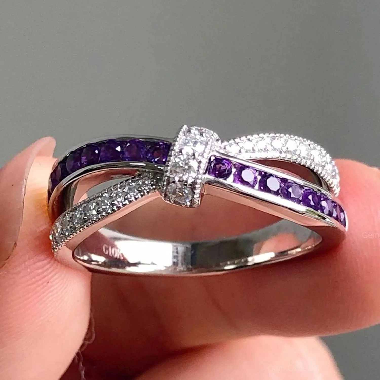 Rings for Women Sterling Silver Bands Crystal Promise Rings Wedding Engagement Birthday Valentines Gifts for Her Women