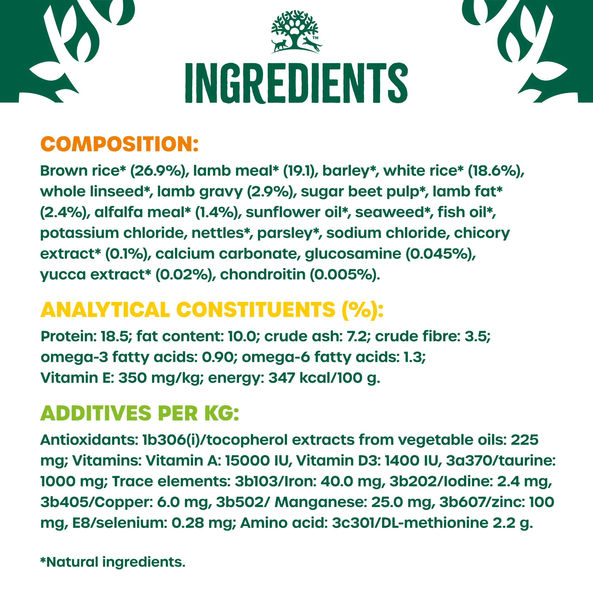 Senior Lamb & Rice Dry Dog Food