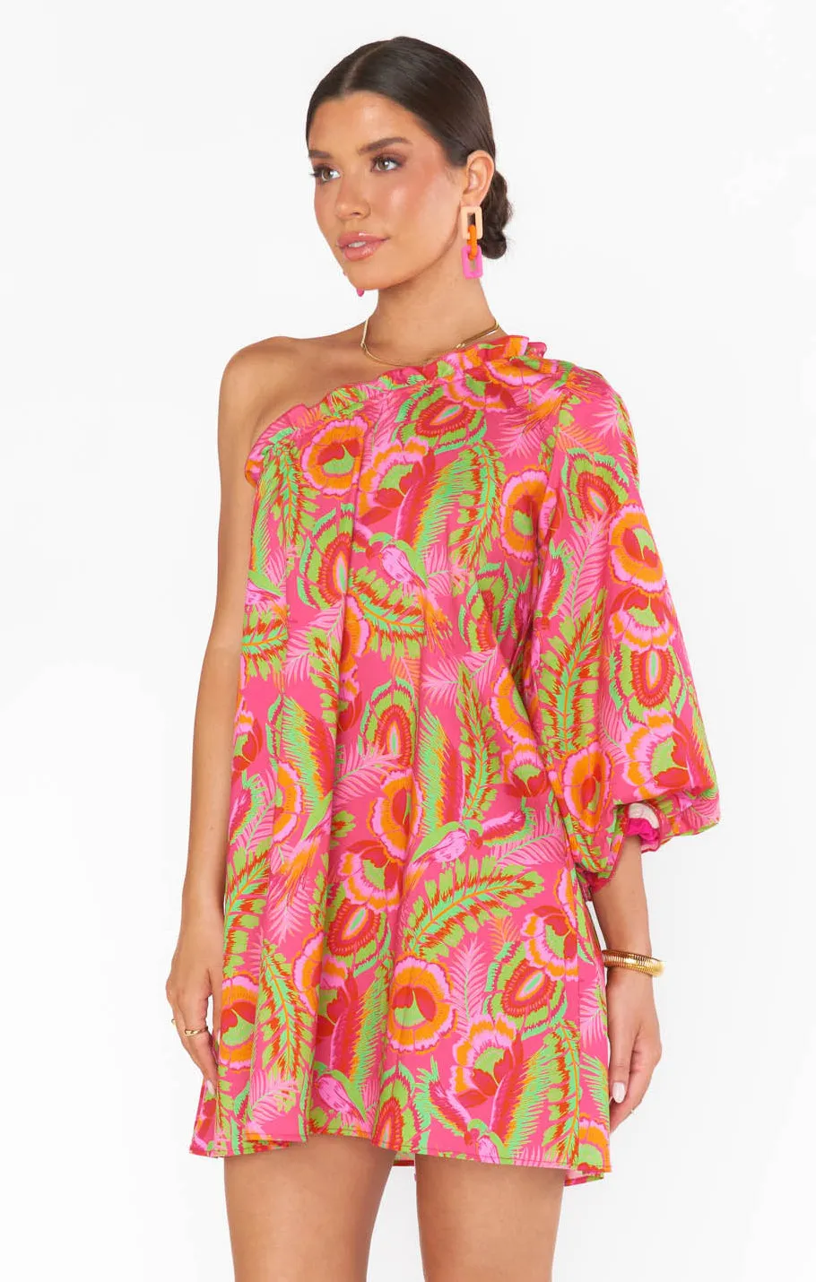 Show Me Your Mumu High Volume Mini Dress
