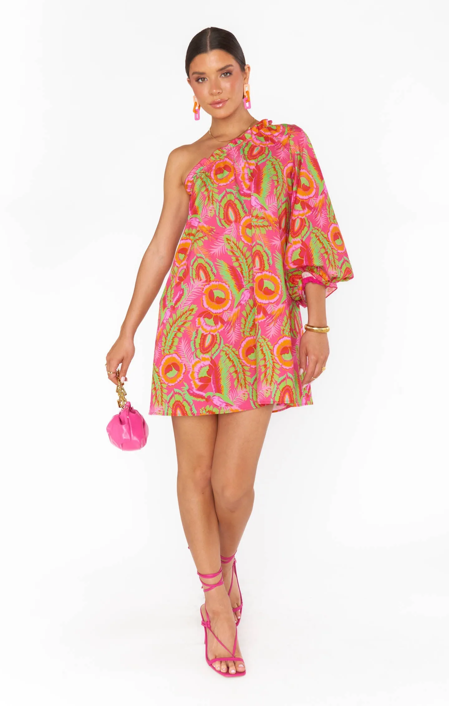 Show Me Your Mumu High Volume Mini Dress