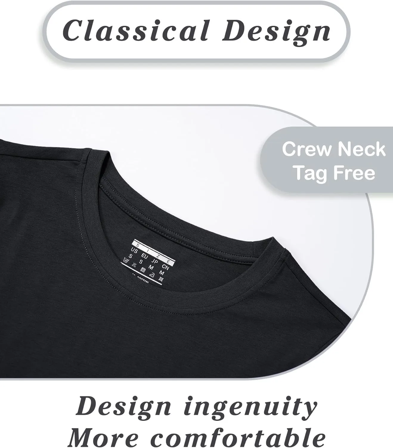 SMENG Women's Cotton Crewneck T-Shirts Short Sleeve Basic Solid Color Tee Classic-Fit Shirt Breathable Comfy Summer Top