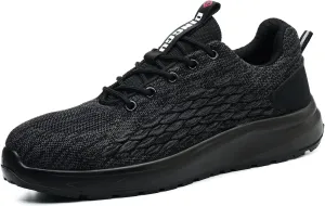 Steel Toe Shoes for Men Woman Non Slip Work Shoes,Comfortable Men's Work & Safety Footwear Lightweight Composite Toe Sneakers