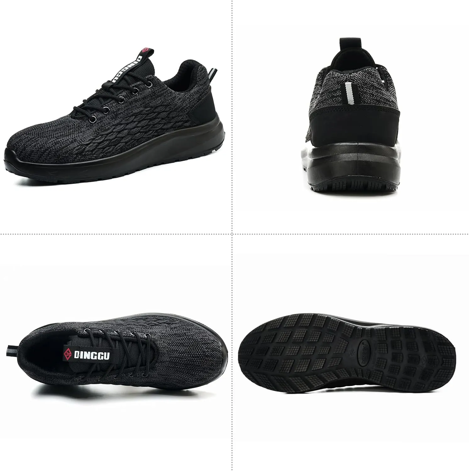 Steel Toe Shoes for Men Woman Non Slip Work Shoes,Comfortable Men's Work & Safety Footwear Lightweight Composite Toe Sneakers