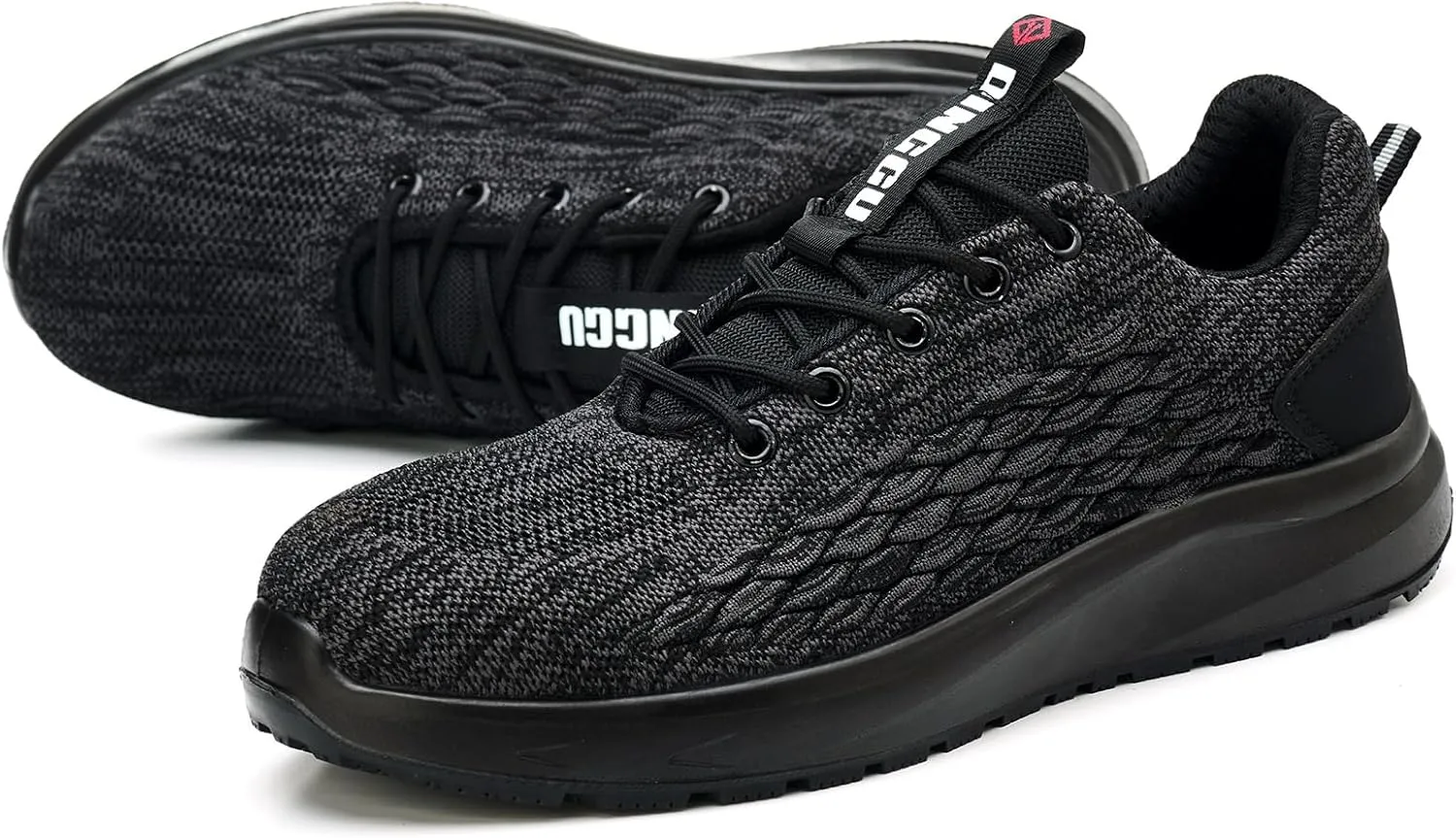 Steel Toe Shoes for Men Woman Non Slip Work Shoes,Comfortable Men's Work & Safety Footwear Lightweight Composite Toe Sneakers
