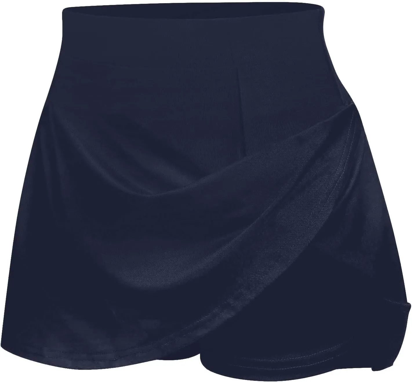 Summer Athletic Skorts for Women Trendy High Waisted Skirts with Shorts Underneath Stretch Workout Running Gym Shorts