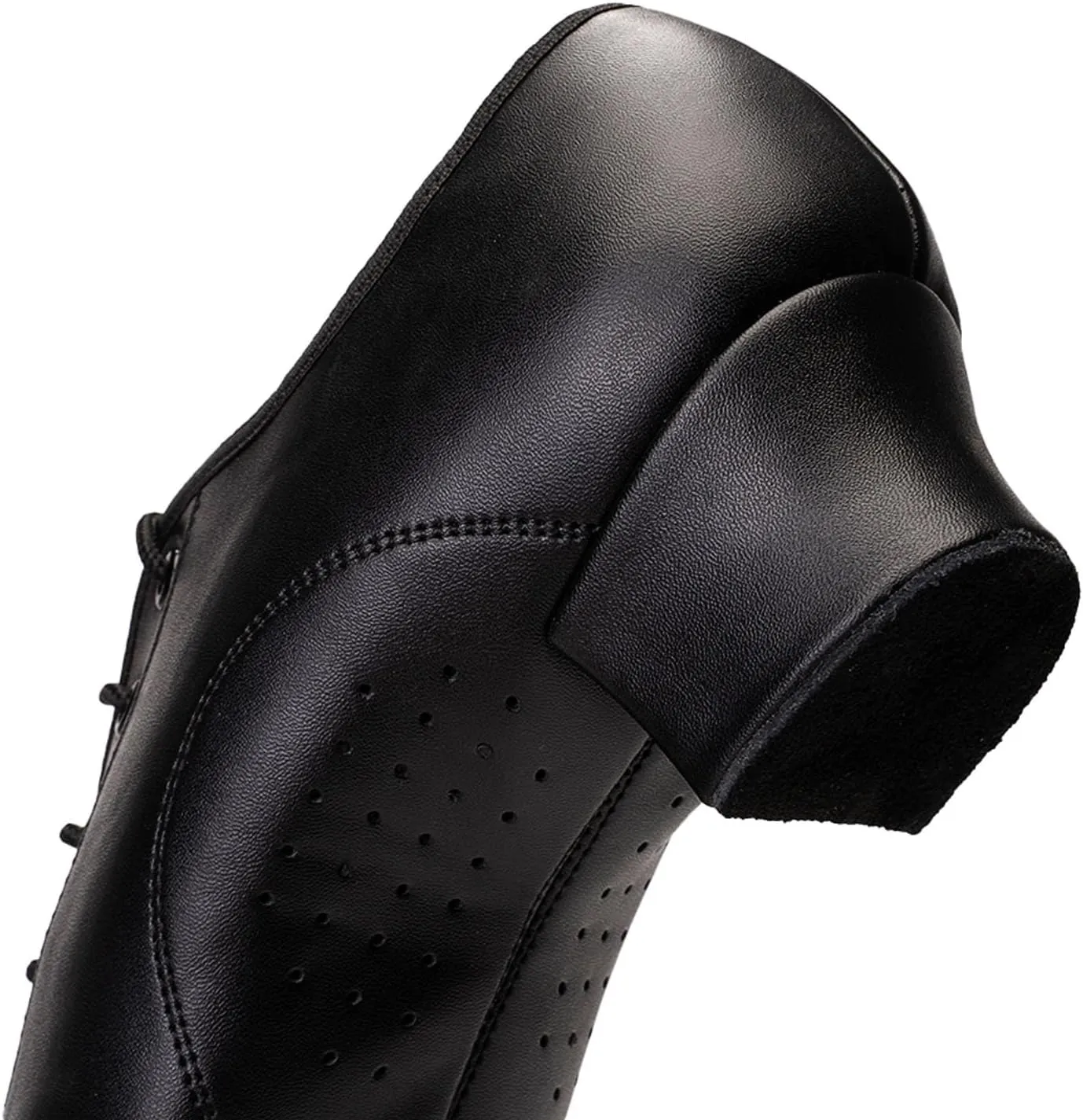 SWDZM Men Latin Dance Shoes Leather Lace-up Salsa Tango Ballroom Modern Professional Performance Practice Dance Shoes,Model 707B