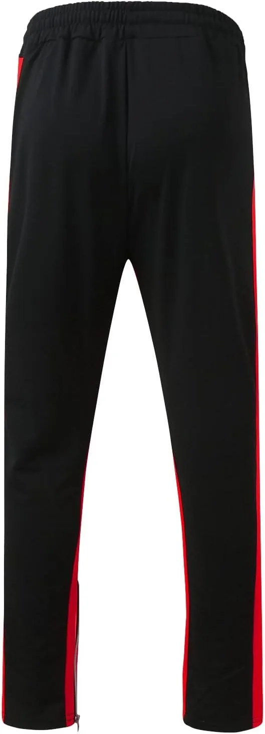 Sweatpants for Men with Pockets Pants Zipper Pockets Athletic Jogger Fitness Workout Gym Sweatpants Men's Cargo Pants
