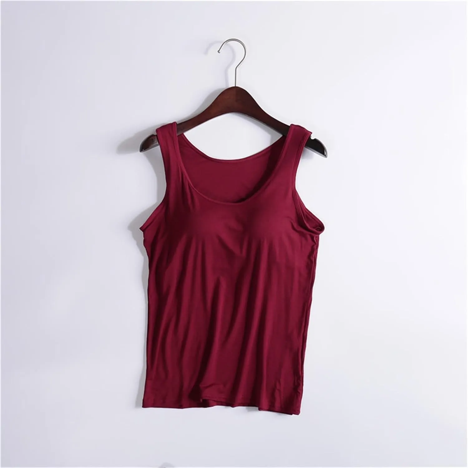 Tank Top with Built in Bra Camisoles for Women for Under Clothes Spaghetti Strap Cami 2025 Summer Clothes