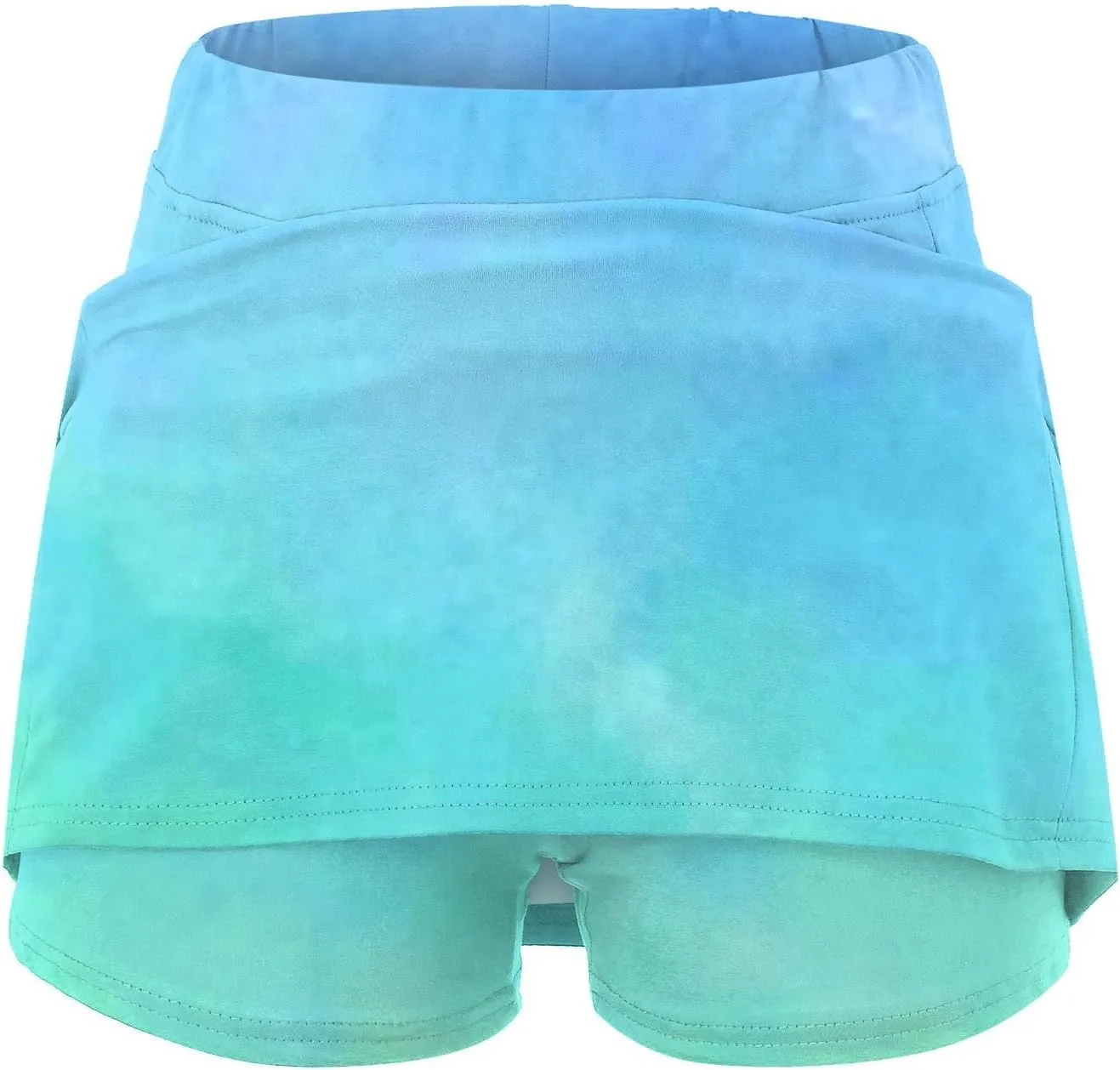 Tennis Skirts for Women with Shorts High Waist Tummy Control Skort Sports Solid Funny Baggy Outfit with Pockets