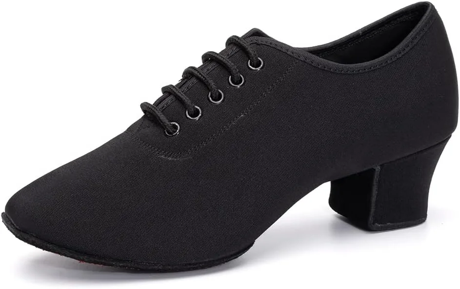 TINRYMX Women Ballroom Practice Shoes Standard Modern Teaching Professional Performance Latin Salsa Dance Shoes,Model-LHD2801