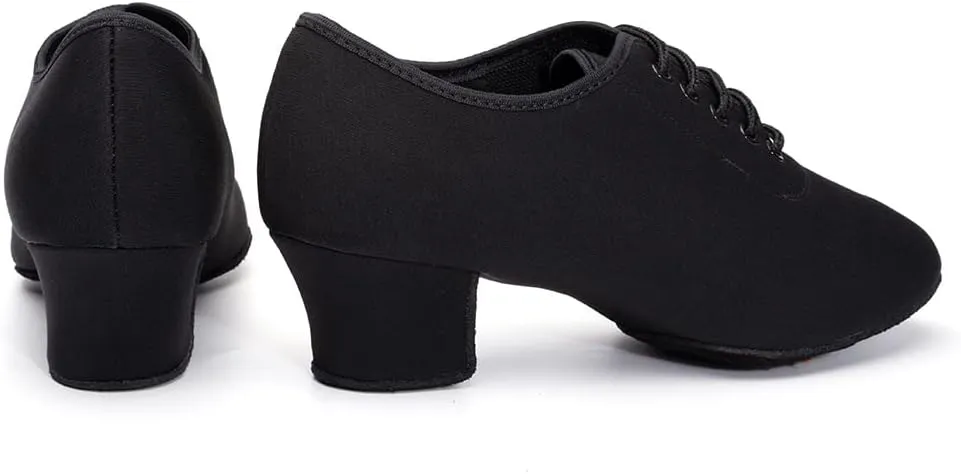 TINRYMX Women Ballroom Practice Shoes Standard Modern Teaching Professional Performance Latin Salsa Dance Shoes,Model-LHD2801