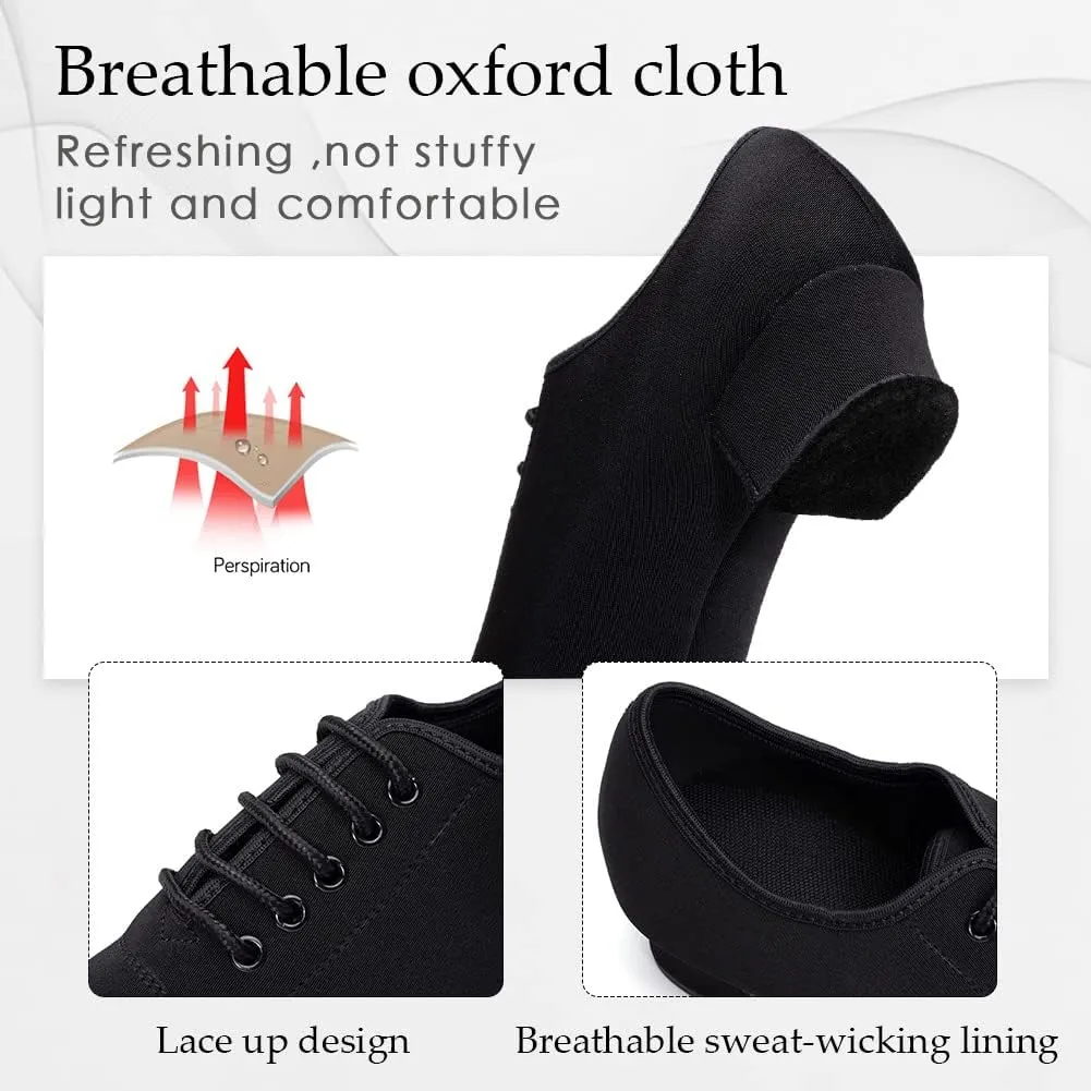 TINRYMX Women Ballroom Practice Shoes Standard Modern Teaching Professional Performance Latin Salsa Dance Shoes,Model-LHD2801