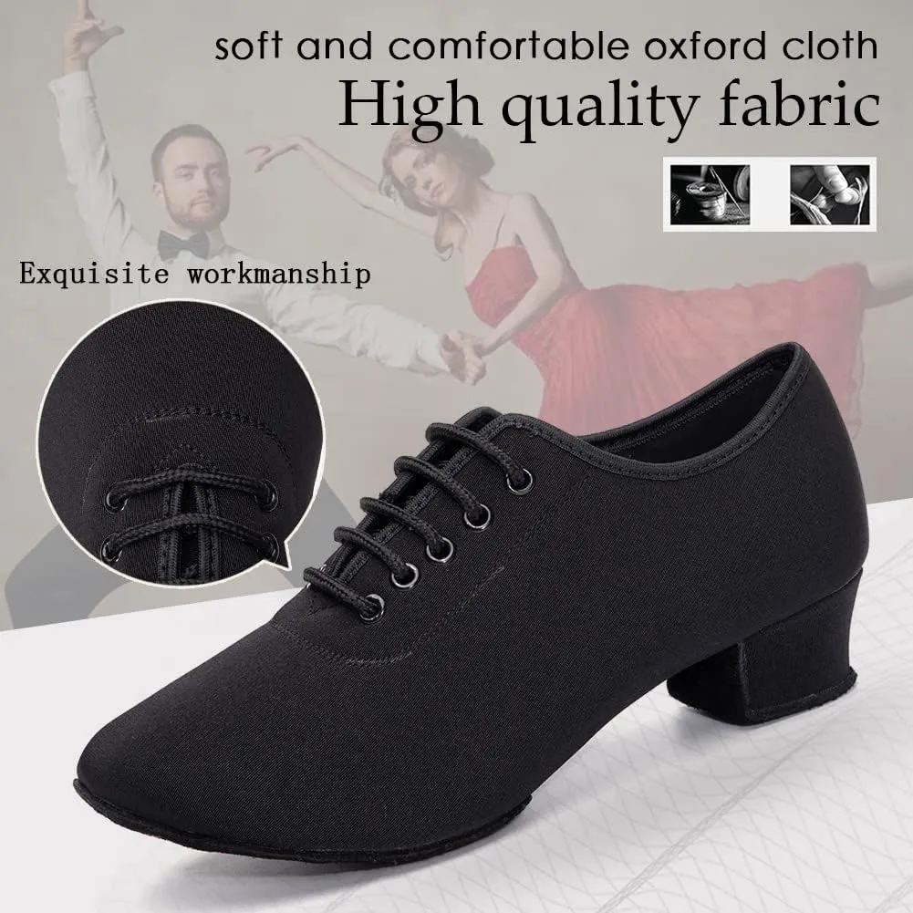 TINRYMX Women Ballroom Practice Shoes Standard Modern Teaching Professional Performance Latin Salsa Dance Shoes,Model-LHD2801