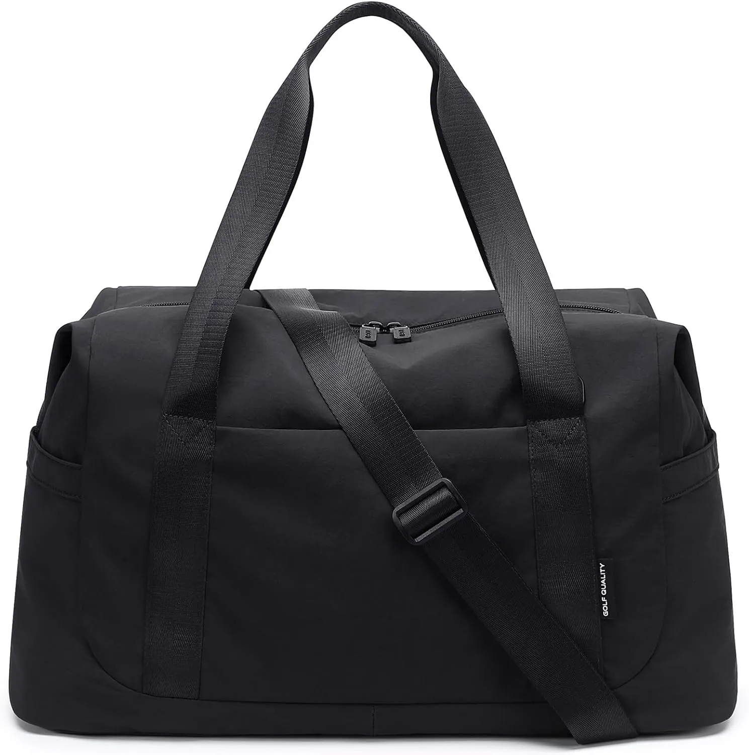 Travel Duffle Bag Gym Bag for Women,Tote Bag Laptop Carry on Weekender Overnight Bag Organizer Duffel Bag for Travel,31L,Black