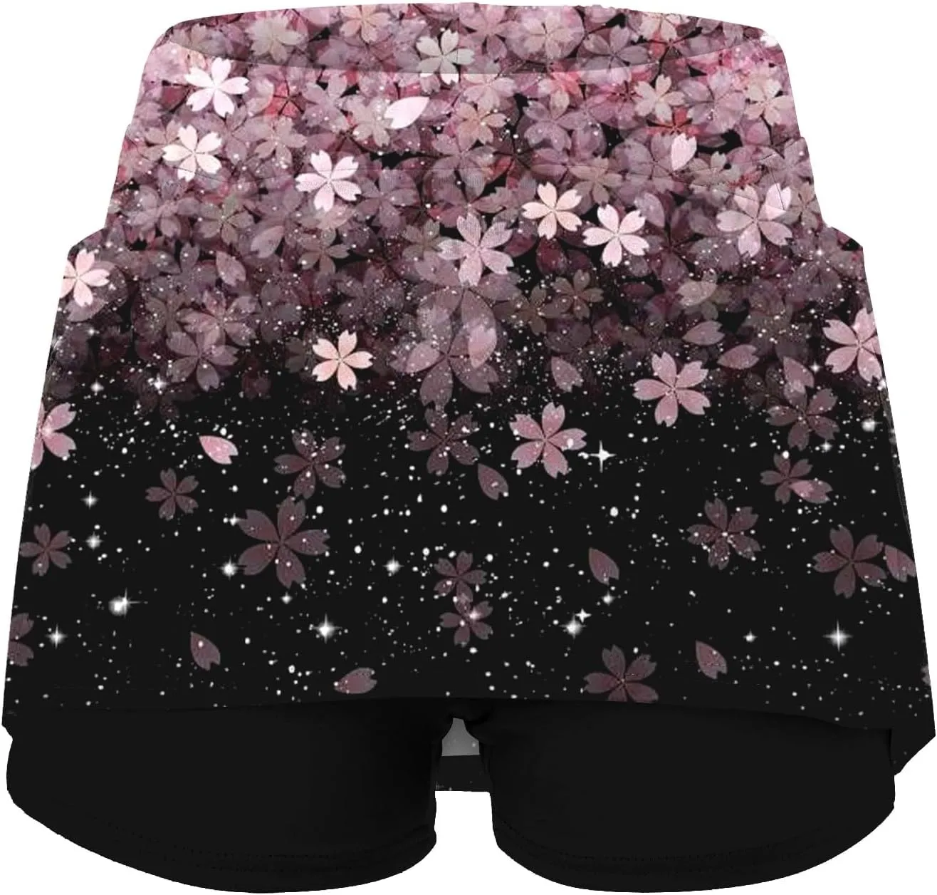 Versatile Skorts for Woman,Plus Size Skort for Curvy Ladies,Ladies Culottes,Womens Skorts with Pockets Tummy Control