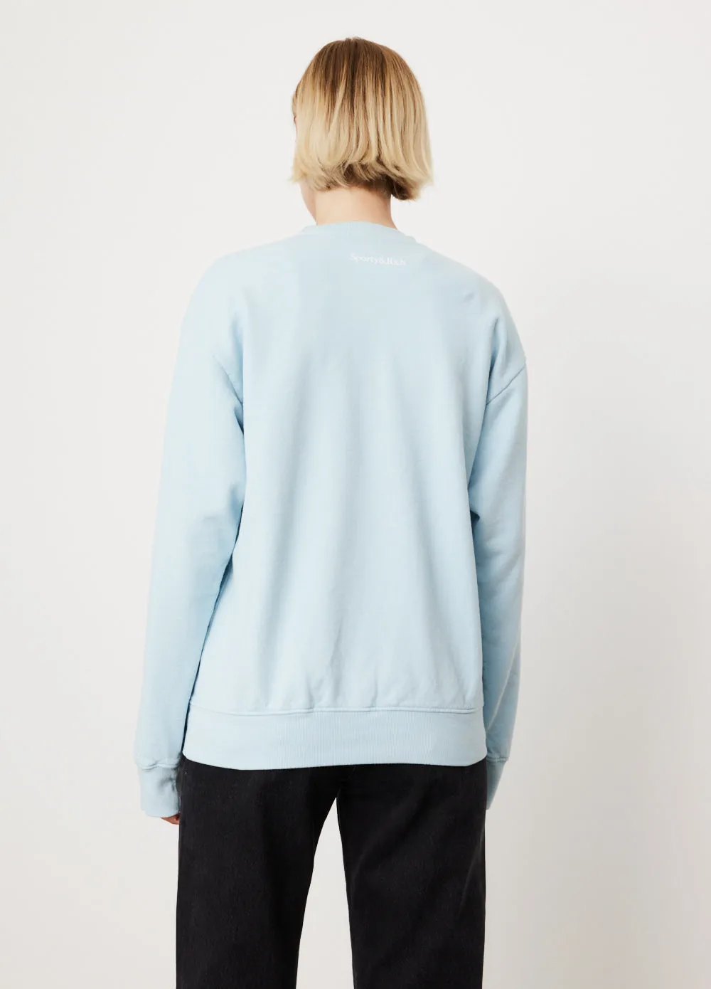 Wellness Club Flocked Crewneck