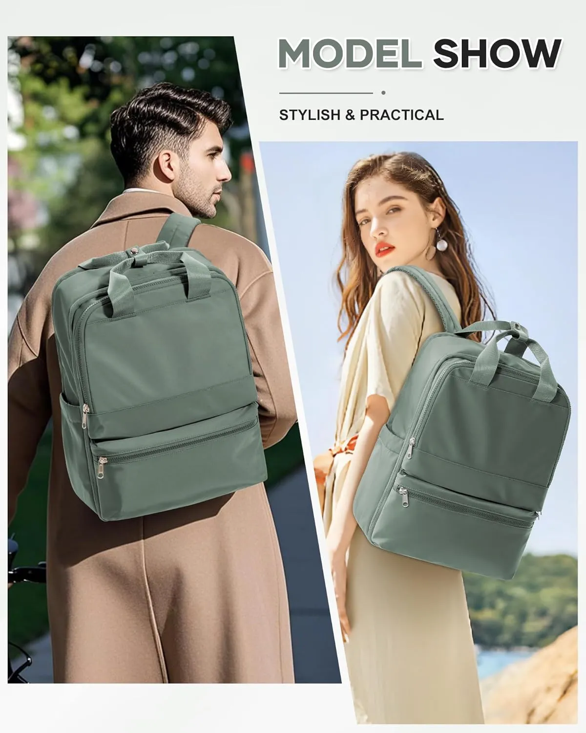 wepadre Small Travel Backpack Carry on Flight Approved Personal Item Travel Bag Carry on Backpack for Women Work Laptop Backpack for Traveling Personal Bags for Airplanes Mochila De Viaje
