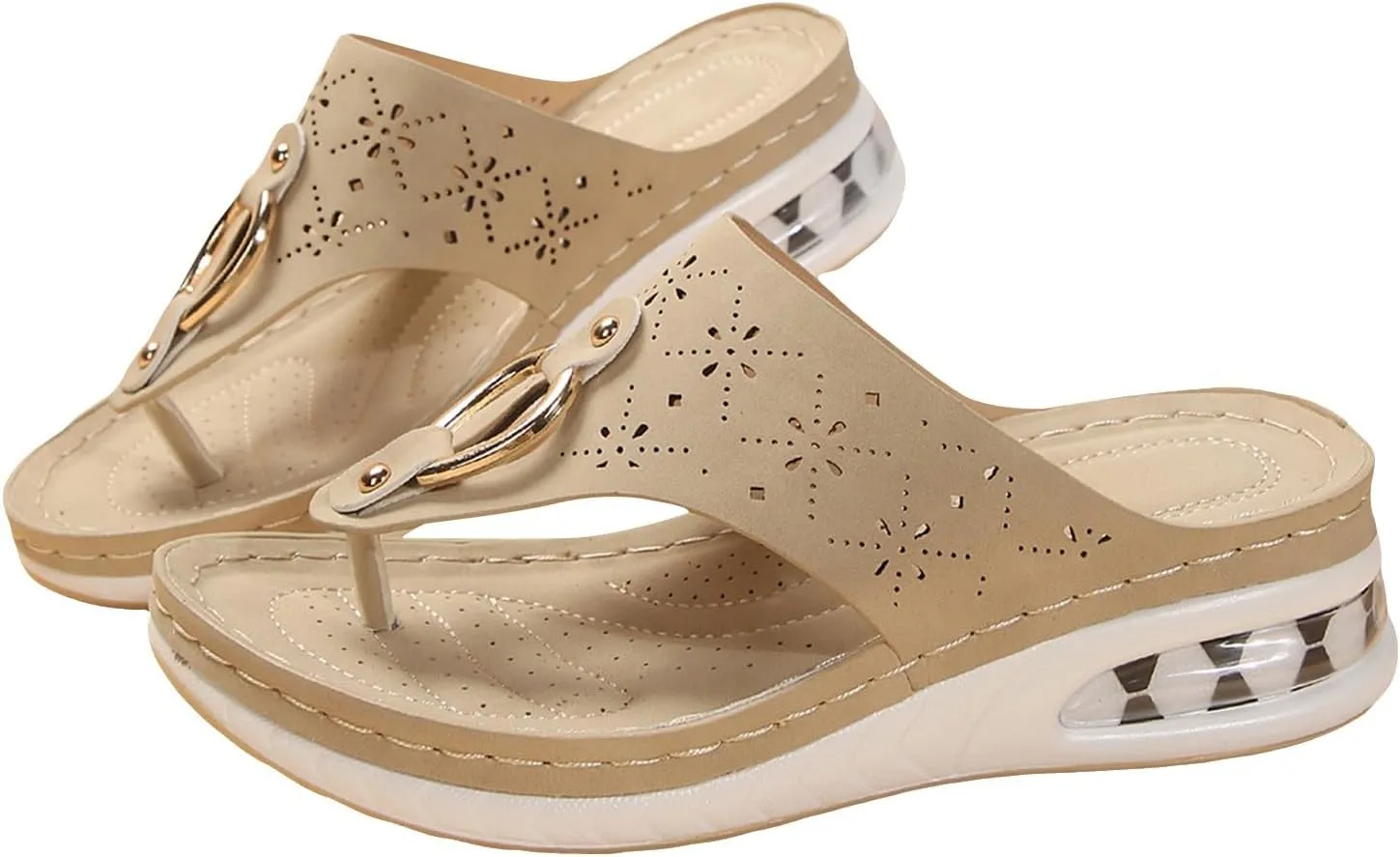 Women Sandals Comfy Slider T Open Women Summer Support Slip On Flip Flops Wedges With Arch Womens Slide Sandal Athletic