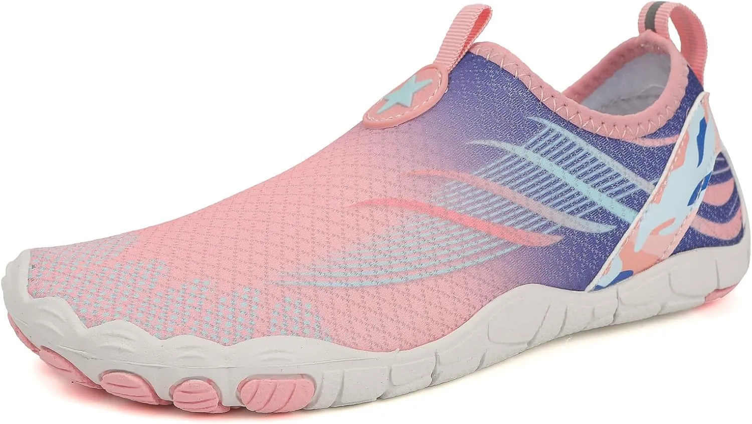 Womens Mens Water Shoes Quick Dry Aqua Socks Sports Barefoot Shoes Non-Slip & Breathable Athletic Wide Toe Water Shoes for Swim Beach Pool Surf Yoga