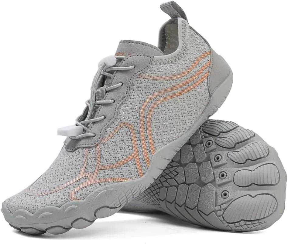 Women's Minimalist Hiking Shoes Wide Toe Box Zero Drop Sole Barefoot-Inspired Workout Cross-Trainer Athletic Hiking Water Shoes