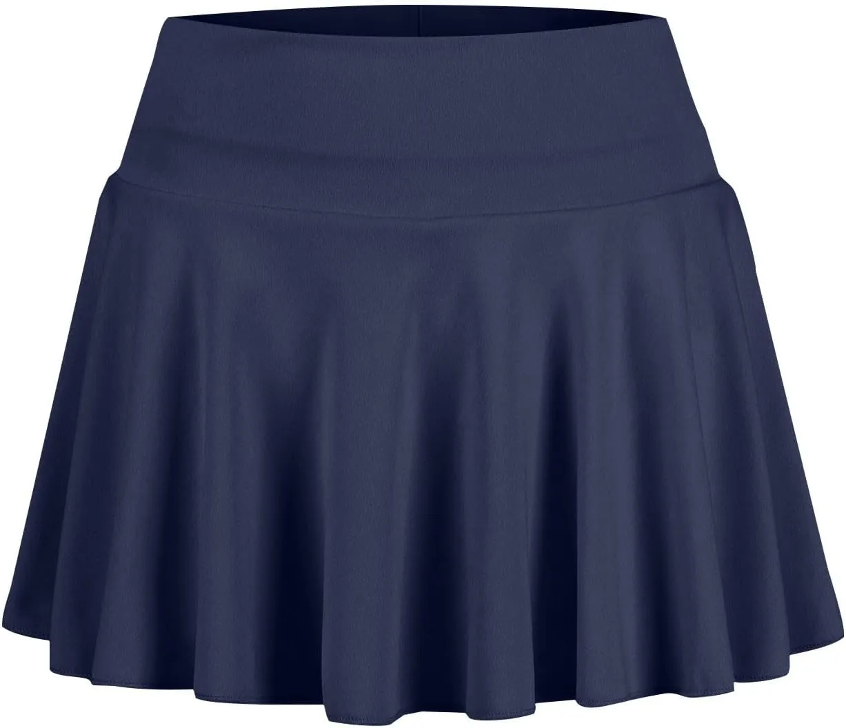 Women's Tennis Skirt High Waisted Pleated Skorts Stretchy Athletic Running Yoga Gym Skirts with Built-in Shorts