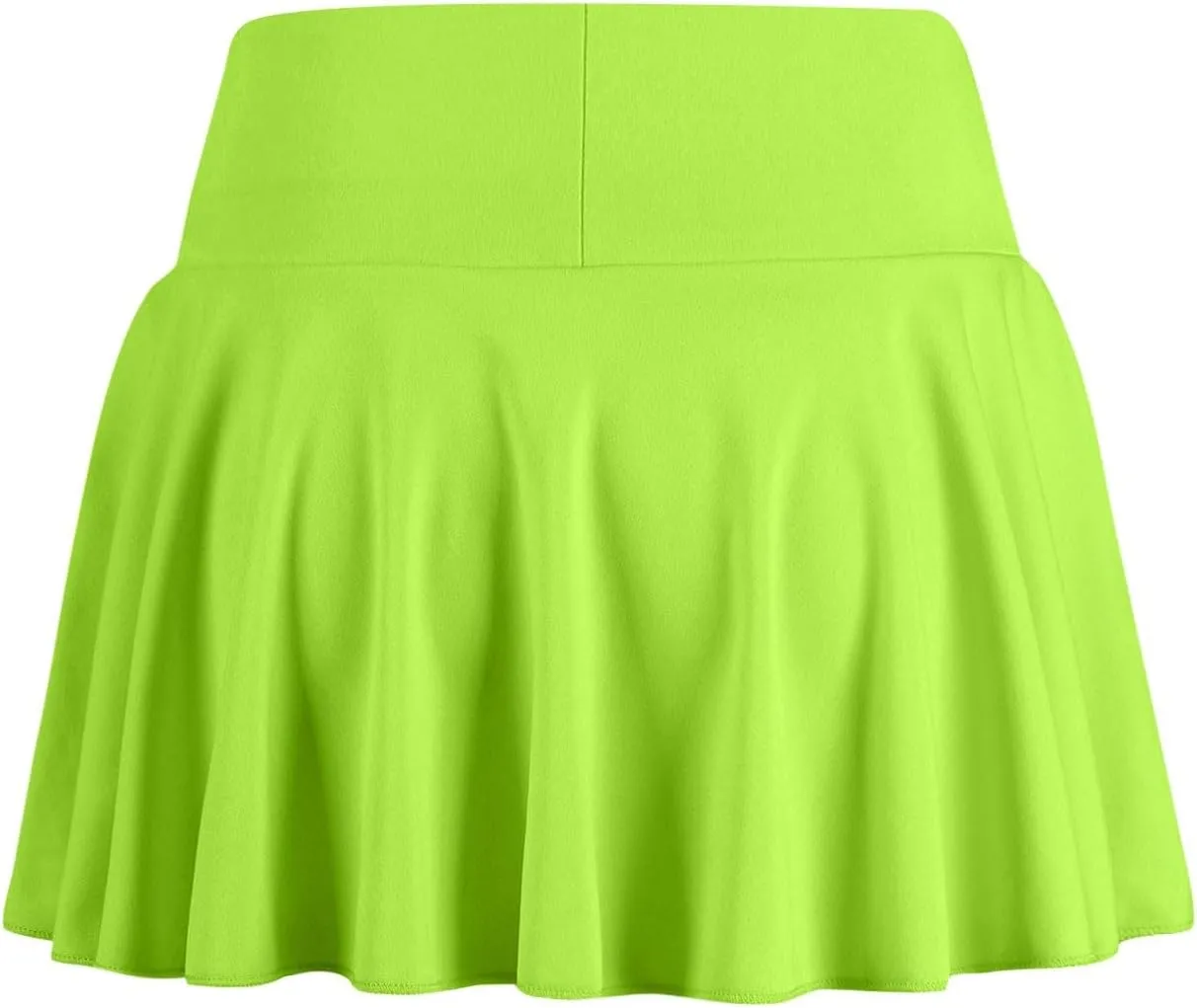 Women's Tennis Skirt High Waisted Pleated Skorts Stretchy Athletic Running Yoga Gym Skirts with Built-in Shorts