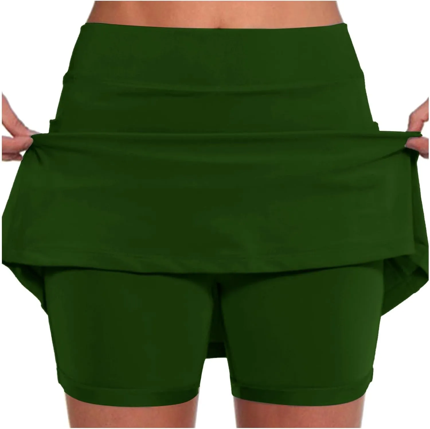 Womens Tennis Skirt Yoga Athletic Skorts with Pockets High Waisted Golf Skirt Shorts for Workout