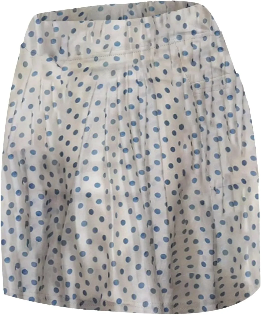 Women's Tennis Skorts Plus Size Polka Dot Printed Active Athletic Golf Skirts with Built in Shorts Workout 2 in 1 Activewear