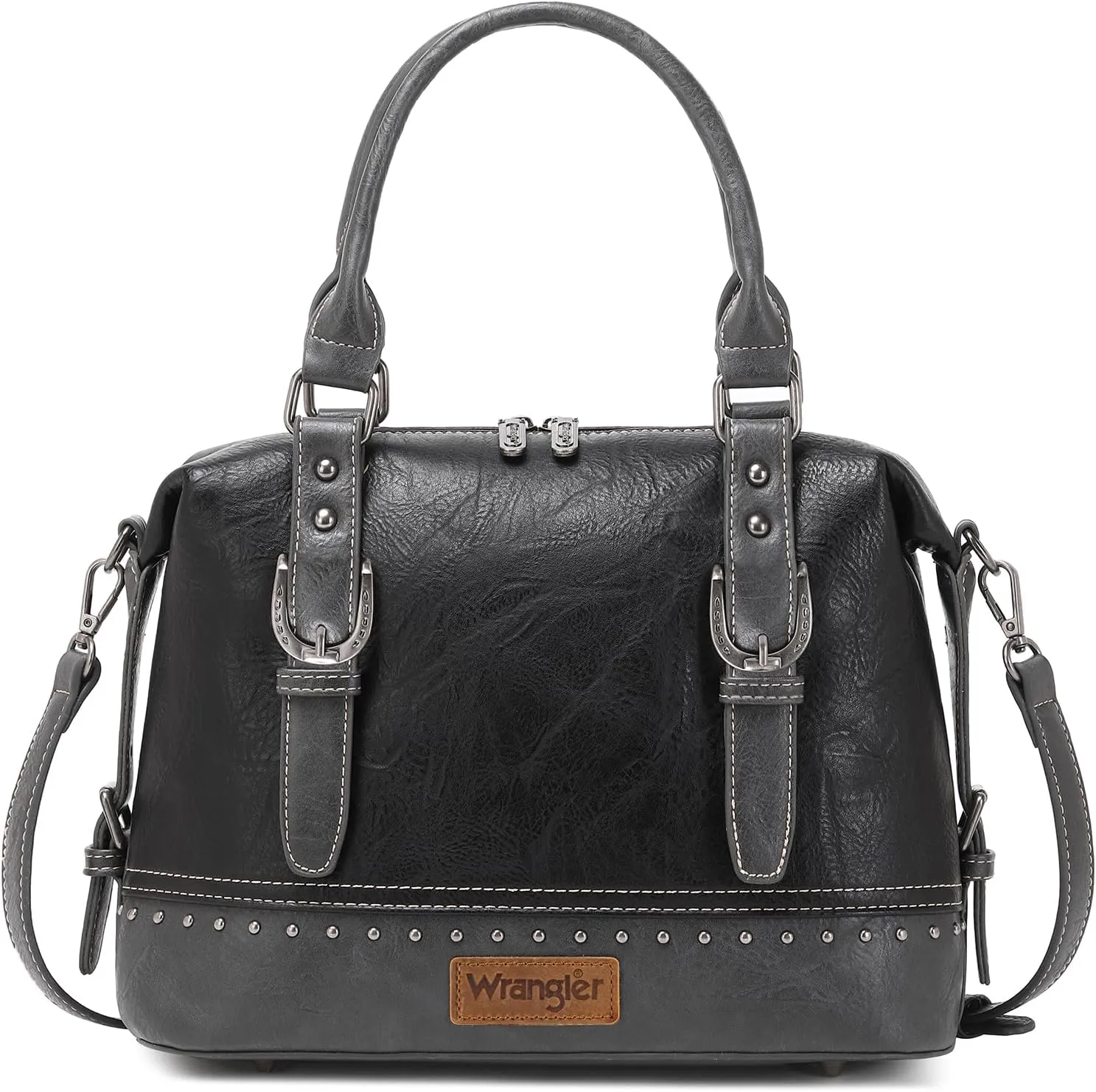 Wrangler Doctor Bag Top Handle Purse Hobo Shoulder Barrel Satchel Handbags for Women