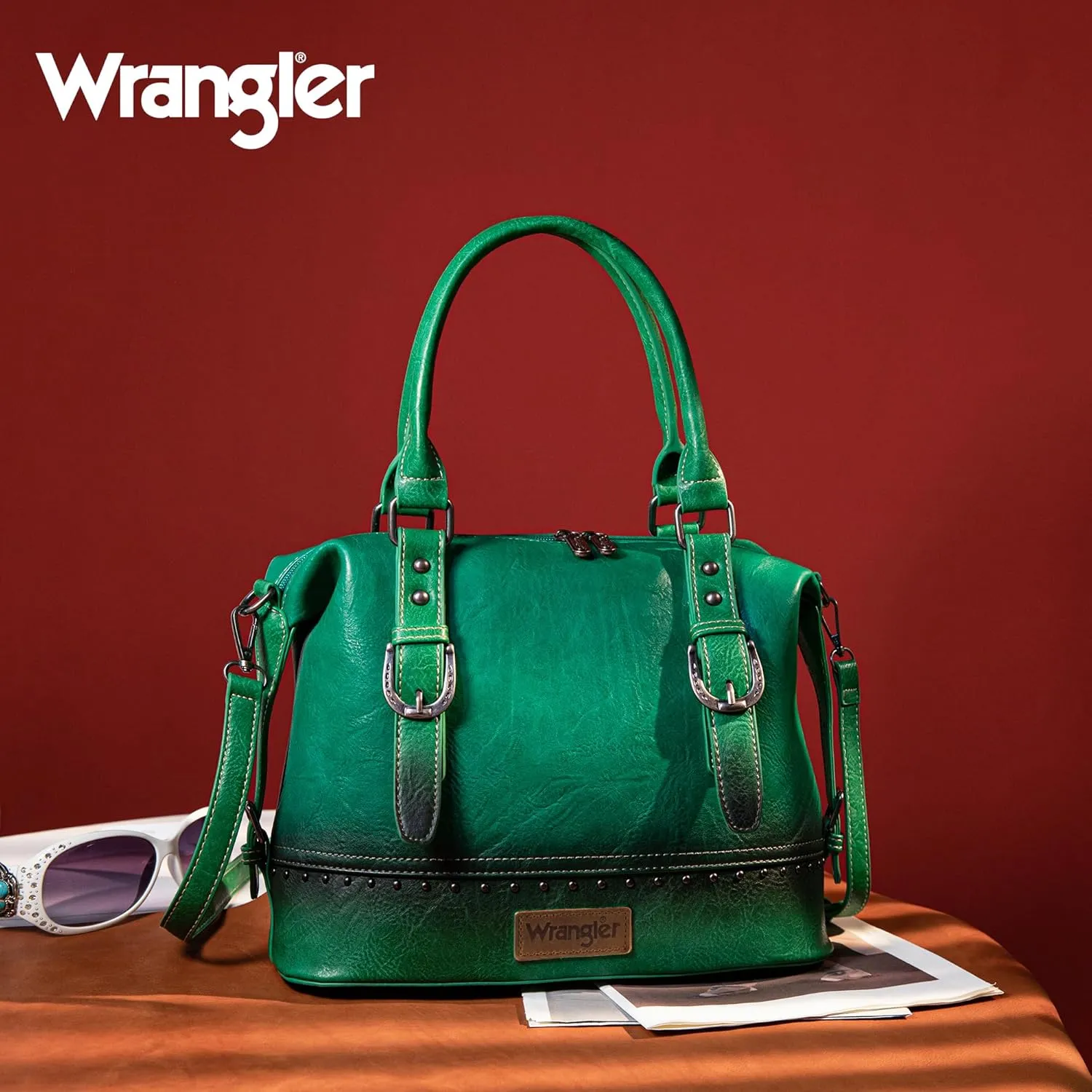 Wrangler Doctor Bag Top Handle Purse Hobo Shoulder Barrel Satchel Handbags for Women