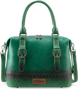 Wrangler Doctor Bag Top Handle Purse Hobo Shoulder Barrel Satchel Handbags for Women