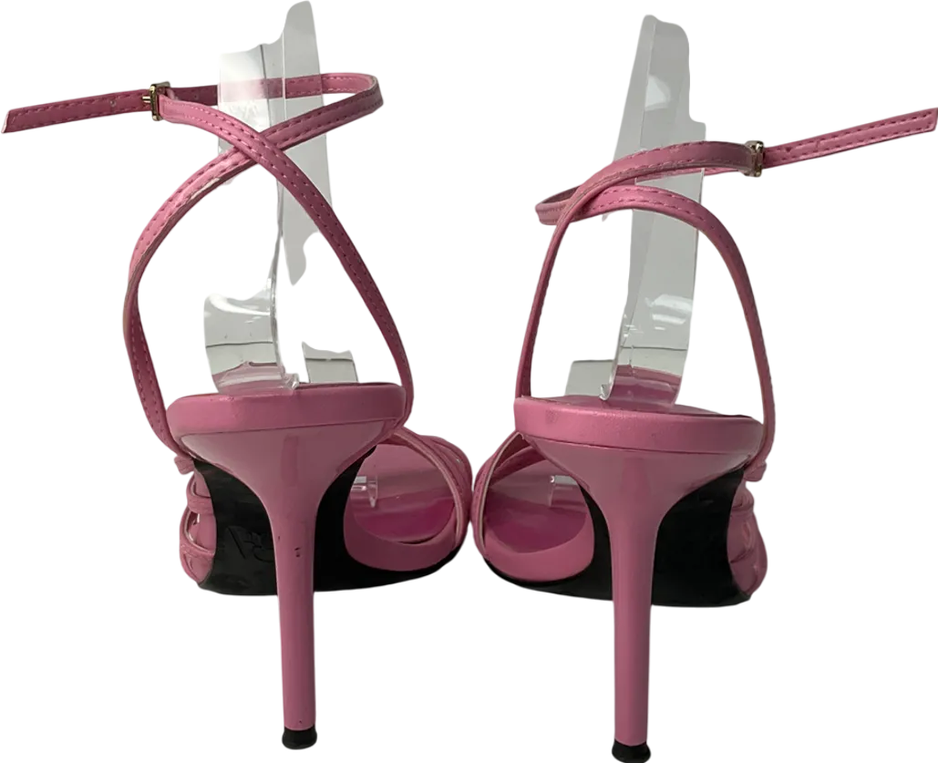 ZARA Pink Strappy Heels UK 5 EU 38 