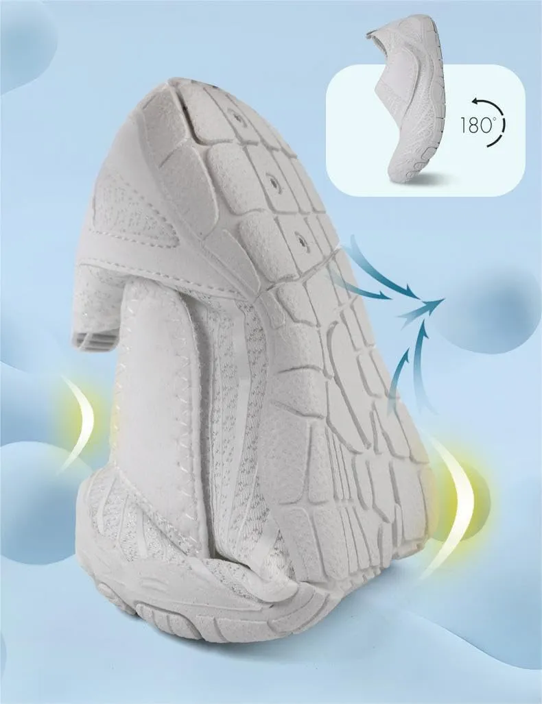 ZWRXW Hike Barefoot Shoes Women Men, Grounded Footwear Shoes, Hiking Footwear Unisex Waterproof Breathable,Healthy & Non-Slip Barefoot Shoe with Wide Toe Box Walking Sneakers
